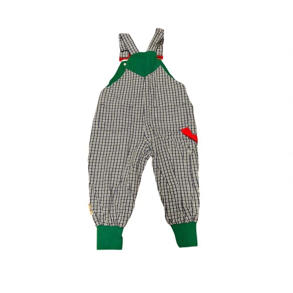 Vintage Gymboree rainbow tag overalls one piece size small 1-2 years old